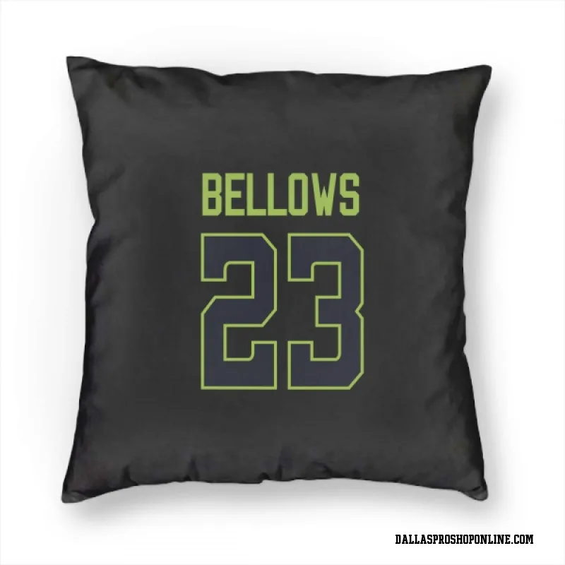 Black Dallas Stars  Brian Bellows  Pillow Cover (18 X 18)