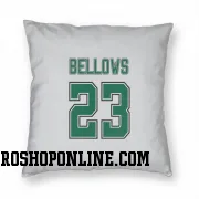 White Dallas Stars  Brian Bellows  Pillow Cover (18 X 18)